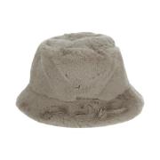 Polyester Bucket Hat Stand Studio , Beige , Dames