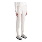 Broek van tweeweg stretchstof Peserico , Beige , Dames