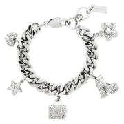 Kristal Bedelarmband Icon Sieraden Marc Jacobs , Gray , Dames