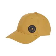 Polyester Logo Cap Adidas by Stella McCartney , Yellow , Dames