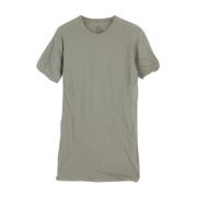 Dubbel ss Katoenen T-shirt Rick Owens , Beige , Heren