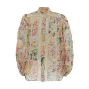 Kanten Katoenen Shirt Zimmermann , Multicolor , Dames