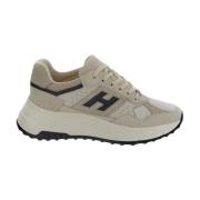 Leren Vetersneaker Hogan , Beige , Dames