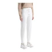 Wol, zijde en kasjmier joggers Peserico , White , Dames