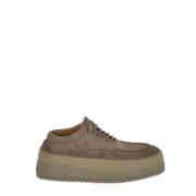 Leren Derby Schoen Marsell , Brown , Dames