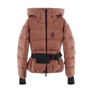 Nylon Logo Jas Moncler , Pink , Dames