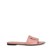 Roze leren slide sandalen DG Millennials Dolce & Gabbana , Pink , Dame...