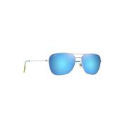 Blauwe zonnebril voor dames Elegante stijl Maui Jim , Blue , Dames