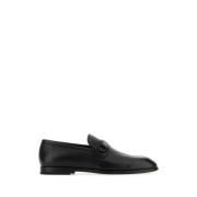 Zwarte leren Florio loafers Salvatore Ferragamo , Black , Heren