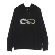 Zwarte hoodie met slanglogo Propaganda , Black , Heren