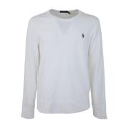 Witte longsleeve sweatshirt Polo Ralph Lauren , White , Heren