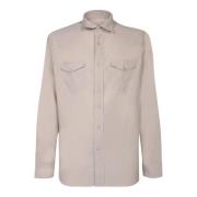 Witte T-shirts & Polo's voor Mannen Lardini , Beige , Heren