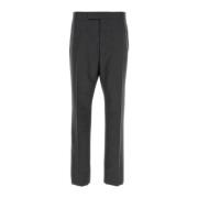 Grafiet wollen broek Thom Browne , Gray , Heren