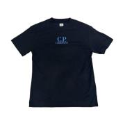 Lichtgewicht Jersey T-shirt met Geprint Logo C.p. Company , Black , He...