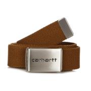 Chroom Tawny Stoffen Riem Clip Carhartt Wip , Brown , Heren