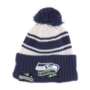 Seahawks Pom Pom Beanie Hat New Era , Multicolor , Heren