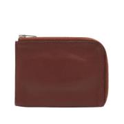 Pre-owned Leather wallets Hermès Vintage , Red , Dames