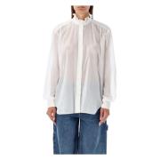 Witte Gerimpelde Shirt Aw24 Isabel Marant Étoile , White , Dames