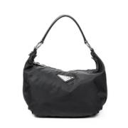 Pre-owned Canvas handbags Prada Vintage , Black , Dames