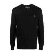 Wollen Trui Polo Ralph Lauren , Black , Heren