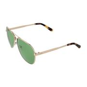 Gouden Aviator Spiegel Zonnebril UV-bescherming Guess , Yellow , Heren