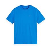 Kern Logo T-shirt Korte Mouw Scotch & Soda , Blue , Heren