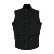 Polyester Gilet Jas Barbour , Black , Heren