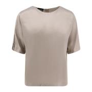 Crew-Neck Top Giorgio , Gray , Dames