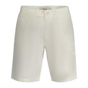 Witte Bermuda Shorts met Logo Guess , White , Heren