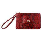 Pre-owned Fabric clutches Dolce & Gabbana Pre-owned , Red , Dames