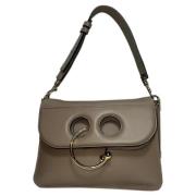 Pre-owned Leather shoulder-bags JW Anderson Pre-owned , Beige , Dames