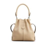 Beige Schoudertas voor Vrouwen Tod's , Beige , Dames