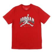 Rode Air Crewneck T-shirt Jordan , Red , Heren