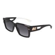 Zonnebril met Onregelmatige Vorm Dsquared2 , Black , Unisex