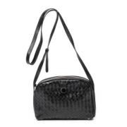 Pre-owned Leather crossbody-bags Bottega Veneta Vintage , Black , Dame...