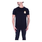 Zwarte T-shirts en Polos Moschino , Black , Heren