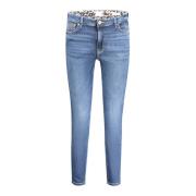 Denim Skinny Jeans met Strass Applicaties Guess , Blue , Dames