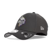 NFL Draft Curvy Visor Hat Vikings New Era , Gray , Unisex