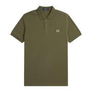 Klassieke Katoenen Poloshirt M6000 Fred Perry , Green , Heren