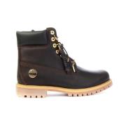 Veterschoenen van leer Timberland , Brown , Heren