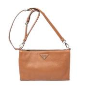 Pre-owned Leather prada-bags Prada Vintage , Brown , Dames