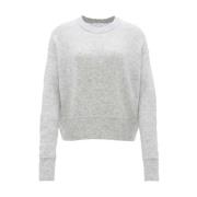 Stijlvolle Pullover met Uniek Ontwerp Opus , Gray , Dames