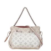 Pre-owned Leather louis-vuitton-bags Louis Vuitton Vintage , White , D...