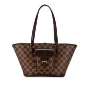 Pre-owned Leather louis-vuitton-bags Louis Vuitton Vintage , Brown , D...