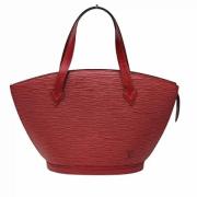 Pre-owned Leather handbags Louis Vuitton Vintage , Red , Dames