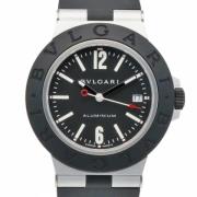 Pre-owned Glass watches Bvlgari Vintage , Black , Heren