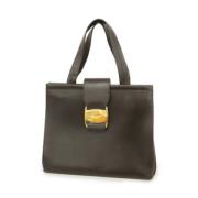 Pre-owned Leather handbags Salvatore Ferragamo Pre-owned , Black , Dam...