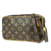 Pre-owned Canvas shoulder-bags Louis Vuitton Vintage , Brown , Dames