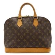 Pre-owned Canvas handbags Louis Vuitton Vintage , Brown , Dames