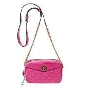 Pre-owned Leather shoulder-bags Versace Pre-owned , Pink , Dames